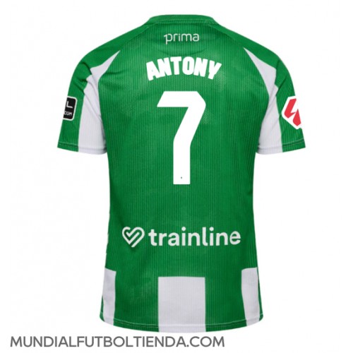 Camiseta Real Betis Antony #7 Primera Equipación Replica 2025-26 mangas cortas